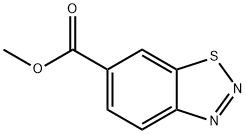 1,2,3-Benzothiadiazole-6-carboxylic acid methyl ester 구조식 이미지