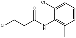 3-chloro-N-(6-chloro-o-tolyl)propionamide Structure