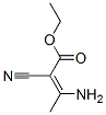 2-Butenoic  acid,  3-amino-2-cyano-,  ethyl  ester Structure