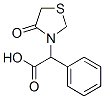 3-Thiazolidineacetic  acid,  4-oxo--alpha--phenyl- Structure