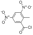 2-methyl-3,5-dinitrobenzoyl chloride Structure