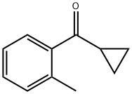 CYCLOPROPYL 2-METHYLPHENYL KETONE Structure