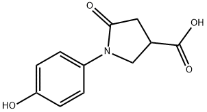 1-(4-HYDROXY-PHENYL)-5-OXO-PYRROLIDINE-3-CARBOXYLIC ACID Structure