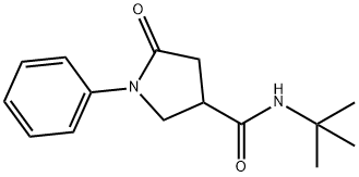 (N-tert-부틸)-(페닐-1-피롤리돈-2-카르복스아미드-4) 구조식 이미지