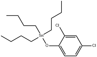 Tributyl(2,4-dichlorophenoxy)stannane Structure