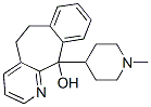 6-11-dihydro-11-(1-methylpiperidin-4-yl)-5H-benzo[5,6]cyclohepta[1,2-b]pyridin-11-ol Structure