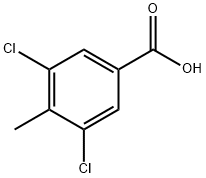 3,5-дихлор-4-метилбензойная кислота структурированное изображение