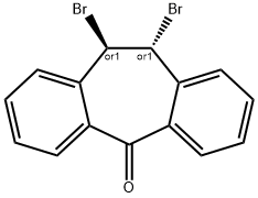 10,11-DIBROMO-10,11-DIHYDRO-5H-DIBENZO[A,D]CYCLOHEPTEN-5-ONE Structure