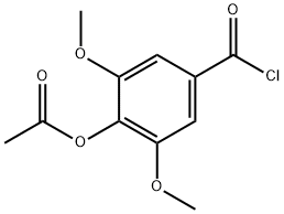 4-acetoxy-3,5-dimethoxybenzoyl chloride 구조식 이미지
