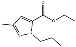 ethyl 3-Methyl-1-propyl-1H-pyrazole-5-carboxylate Structure