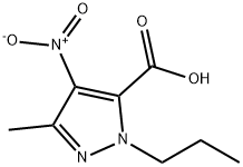 5-Methyl-4-nitro-2-propyl-2H-pyrazole-3-carboxylic acid 구조식 이미지