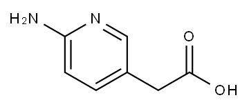 6-Aminopyridine-3-acetic acid Structure