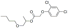 2,4-Dichlorophenoxyacetic acid 2-butoxy-1-methylethyl ester Structure