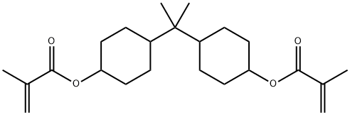 (1-methylethylidene)di-4,1-cyclohexanediyl bismethacrylate Structure