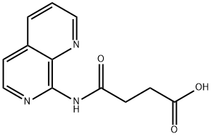 4-(1,7-NAPHTHYRIDIN-8-YLAMINO)-4-OXOBUTANOICACID
 Structure