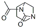 1,6-Diazabicyclo[3.2.1]octan-7-one, 6-acetyl- (9CI) Structure