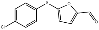 5-[(4-CHLOROPHENYL)SULFANYL]-2-FURALDEHYDE Structure