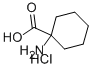 1-AMINO-1-CYCLOHEXANECARBOXYLIC ACID HYDROCHLORIDE Structure