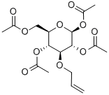 1,2,4,6-Tetra-O-acetyl-3-O-allyl-beta-D-glucopyranose 구조식 이미지