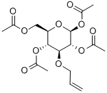 1,2,4,6-테트라-O-아세틸-3-O-알릴-베타-D-글루코피라노스 구조식 이미지