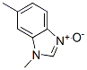 1H-벤즈이미다졸,1,6-디메틸-,3-옥사이드(9CI) 구조식 이미지