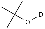 2-METHYL-2-PROPAN(OL-D) Structure