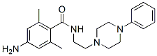 4-Amino-2,6-dimethyl-N-[2-(4-phenyl-1-piperazinyl)ethyl]benzamide 구조식 이미지