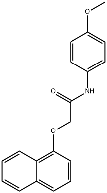 N-(4-methoxyphenyl)-2-(1-naphthyloxy)acetamide Structure