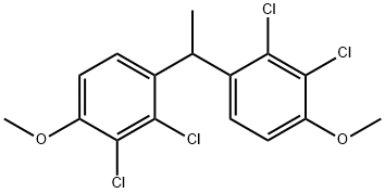 1,1'-Ethylidenebis[2,3-dichloro-4-Methoxy-benzene Structure