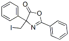 5(4H)-옥사졸론,4-(요오도메틸)-2,4-디페닐- 구조식 이미지