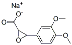 나트륨3-(3,4-디메톡시페닐)글리시데이트 구조식 이미지