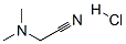 (dimethylamino)acetonitrile monohydrochloride Structure