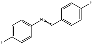 4,4'-DIFLUOROBENZYLIDENEANILINE Structure