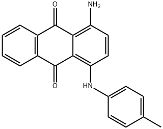 1-아미노-4-[(4-메틸페닐)아미노]-9,10-안트라센디온 구조식 이미지