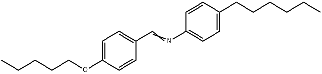 p-Pentyloxybenzylidenep-Hexylaniline Structure