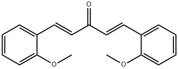 (1E,4E)-1,5-Bis(2-Methoxyphenyl)penta-1,4-dien-3-one 구조식 이미지