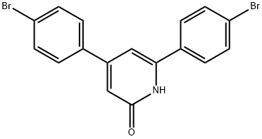 4,6-BIS(4-BROMOPHENYL)-2(1H)-PYRIDONE Structure