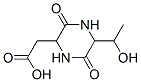 2-피페라진아세트산,5-(1-하이드록시에틸)-3,6-디옥소-(9CI) 구조식 이미지