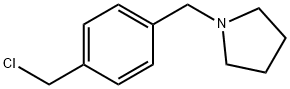 1-[4-(Chloromethyl)benzyl]pyrrolidine hydrochloride 구조식 이미지