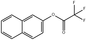 Acetic acid, 2,2,2-trifluoro-, 2-naphthalenyl ester Structure