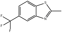 2-METHYL-5-(TRIFLUOROMETHYL)BENZOTHIAZOLE 구조식 이미지