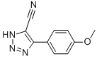 5-(4-METHOXY-PHENYL)-3H-[1,2,3]TRIAZOLE-4-CARBONITRILE 구조식 이미지