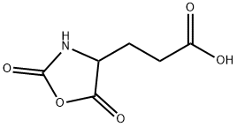 2,5-dioxooxazolidine-4-propionic acid  Structure