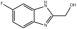 1H-벤즈이미다졸-2-메탄올,5-플루오로-(9CI) 구조식 이미지