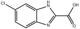 6-CHLORO-1H-BENZOIMIDAZOLE-2-CARBOXYLIC ACID Structure