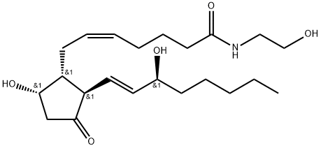 N-(2-HYDROXYETHYL)-11-OXO-9ALPHA,15S-DIHYDROXY-PROSTA-5Z,13E-DIEN-1-AMIDE Structure