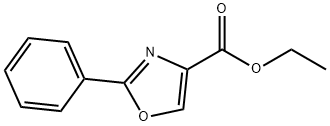 2-PHENYL-OXAZOLE-4-CARBOXYLIC ACID ETHYL ESTER Structure