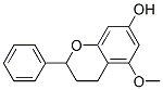 3,4-Dihydro-5-methoxy-2-phenyl-2H-1-benzopyran-7-ol 구조식 이미지