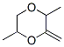2,5-Dimethyl-3-methylene-1,4-dioxane Structure