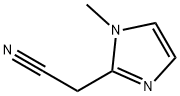 1H-Imidazole-2-acetonitrile,1-methyl-(9CI) 구조식 이미지